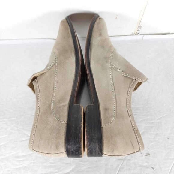 Free People Women's Brady US6,5 EU37 Taupe Suede Slip On Flat Boho Loafer Shoes - Picture 10 of 12